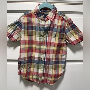 Polo by Ralph Lauren Kids Colorful Plaid Button-Down Shirt